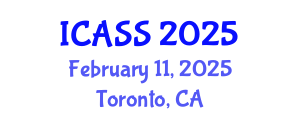 International Conference on Astronomy and Space Sciences (ICASS) February 11, 2025 - Toronto, Canada