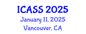 International Conference on Astronomy and Space Sciences (ICASS) January 11, 2025 - Vancouver, Canada