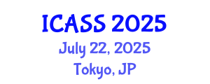 International Conference on Astronomy and Space Sciences (ICASS) July 22, 2025 - Tokyo, Japan