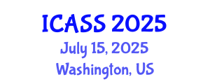 International Conference on Astronomy and Space Sciences (ICASS) July 15, 2025 - Washington, United States