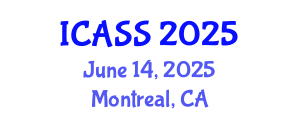 International Conference on Astronomy and Space Sciences (ICASS) June 14, 2025 - Montreal, Canada