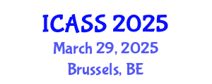 International Conference on Astronomy and Space Sciences (ICASS) March 29, 2025 - Brussels, Belgium