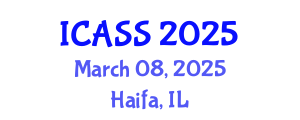 International Conference on Astronomy and Space Sciences (ICASS) March 08, 2025 - Haifa, Israel