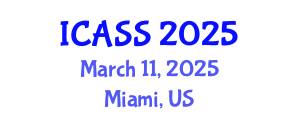 International Conference on Astronomy and Space Sciences (ICASS) March 11, 2025 - Miami, United States