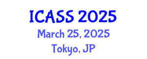 International Conference on Astronomy and Space Sciences (ICASS) March 25, 2025 - Tokyo, Japan