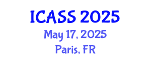 International Conference on Astronomy and Space Sciences (ICASS) May 17, 2025 - Paris, France