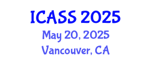 International Conference on Astronomy and Space Sciences (ICASS) May 20, 2025 - Vancouver, Canada
