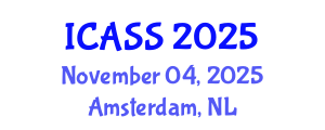 International Conference on Astronomy and Space Sciences (ICASS) November 04, 2025 - Amsterdam, Netherlands