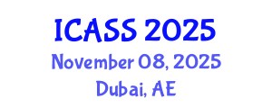 International Conference on Astronomy and Space Sciences (ICASS) November 08, 2025 - Dubai, United Arab Emirates