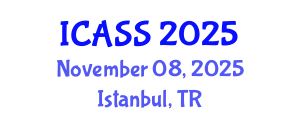 International Conference on Astronomy and Space Sciences (ICASS) November 08, 2025 - Istanbul, Turkey