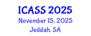 International Conference on Astronomy and Space Sciences (ICASS) November 15, 2025 - Jeddah, Saudi Arabia