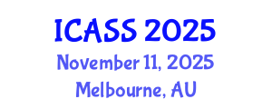 International Conference on Astronomy and Space Sciences (ICASS) November 11, 2025 - Melbourne, Australia