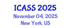 International Conference on Astronomy and Space Sciences (ICASS) November 04, 2025 - New York, United States