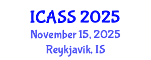 International Conference on Astronomy and Space Sciences (ICASS) November 15, 2025 - Reykjavik, Iceland