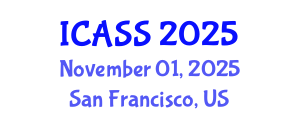 International Conference on Astronomy and Space Sciences (ICASS) November 01, 2025 - San Francisco, United States