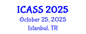 International Conference on Astronomy and Space Sciences (ICASS) October 25, 2025 - Istanbul, Turkey