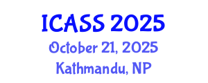 International Conference on Astronomy and Space Sciences (ICASS) October 21, 2025 - Kathmandu, Nepal