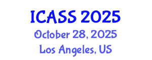 International Conference on Astronomy and Space Sciences (ICASS) October 28, 2025 - Los Angeles, United States