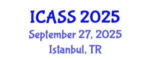 International Conference on Astronomy and Space Sciences (ICASS) September 27, 2025 - Istanbul, Turkey