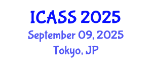 International Conference on Astronomy and Space Sciences (ICASS) September 09, 2025 - Tokyo, Japan