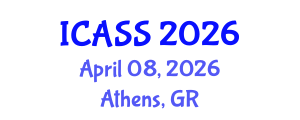 International Conference on Astronomy and Space Sciences (ICASS) April 08, 2026 - Athens, Greece