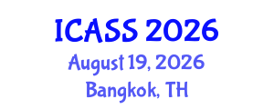 International Conference on Astronomy and Space Sciences (ICASS) August 19, 2026 - Bangkok, Thailand International Conference on Astronomy and Space Sciences (ICASS) August 19, 2026 - Bangkok, Thailand