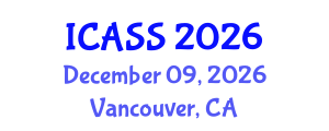 International Conference on Astronomy and Space Sciences (ICASS) December 09, 2026 - Vancouver, Canada International Conference on Astronomy and Space Sciences (ICASS) December 09, 2026 - Vancouver, Canada