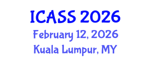 International Conference on Astronomy and Space Sciences (ICASS) February 12, 2026 - Kuala Lumpur, Malaysia International Conference on Astronomy and Space Sciences (ICASS) February 12, 2026 - Kuala Lumpur, Malaysia