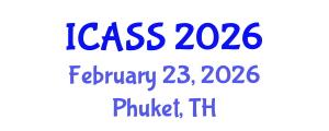 International Conference on Astronomy and Space Sciences (ICASS) February 23, 2026 - Phuket, Thailand International Conference on Astronomy and Space Sciences (ICASS) February 23, 2026 - Phuket, Thailand
