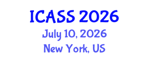 International Conference on Astronomy and Space Sciences (ICASS) July 10, 2026 - New York, United States International Conference on Astronomy and Space Sciences (ICASS) July 10, 2026 - New York, United States