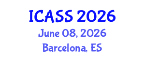 International Conference on Astronomy and Space Sciences (ICASS) June 08, 2026 - Barcelona, Spain International Conference on Astronomy and Space Sciences (ICASS) June 08, 2026 - Barcelona, Spain