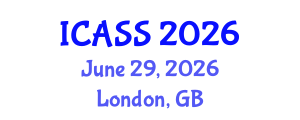 International Conference on Astronomy and Space Sciences (ICASS) June 29, 2026 - London, United Kingdom International Conference on Astronomy and Space Sciences (ICASS) June 29, 2026 - London, United Kingdom
