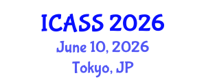 International Conference on Astronomy and Space Sciences (ICASS) June 10, 2026 - Tokyo, Japan