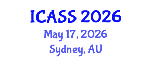 International Conference on Astronomy and Space Sciences (ICASS) May 17, 2026 - Sydney, Australia