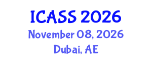 International Conference on Astronomy and Space Sciences (ICASS) November 08, 2026 - Dubai, United Arab Emirates International Conference on Astronomy and Space Sciences (ICASS) November 08, 2026 - Dubai, United Arab Emirates