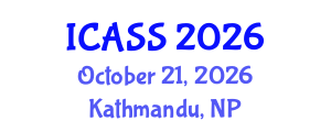International Conference on Astronomy and Space Sciences (ICASS) October 21, 2026 - Kathmandu, Nepal International Conference on Astronomy and Space Sciences (ICASS) October 21, 2026 - Kathmandu, Nepal
