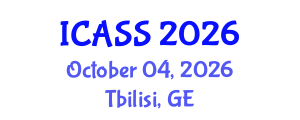 International Conference on Astronomy and Space Sciences (ICASS) October 04, 2026 - Tbilisi, Georgia