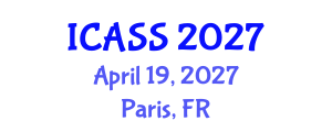 International Conference on Astronomy and Space Sciences (ICASS) April 19, 2027 - Paris, France International Conference on Astronomy and Space Sciences (ICASS) April 19, 2027 - Paris, France