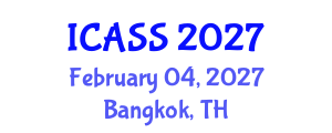 International Conference on Astronomy and Space Sciences (ICASS) February 04, 2027 - Bangkok, Thailand International Conference on Astronomy and Space Sciences (ICASS) February 04, 2027 - Bangkok, Thailand