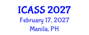 International Conference on Astronomy and Space Sciences (ICASS) February 17, 2027 - Manila, Philippines International Conference on Astronomy and Space Sciences (ICASS) February 17, 2027 - Manila, Philippines