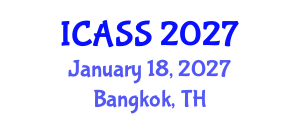 International Conference on Astronomy and Space Sciences (ICASS) January 18, 2027 - Bangkok, Thailand International Conference on Astronomy and Space Sciences (ICASS) January 18, 2027 - Bangkok, Thailand