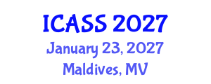 International Conference on Astronomy and Space Sciences (ICASS) January 23, 2027 - Maldives, Maldives International Conference on Astronomy and Space Sciences (ICASS) January 23, 2027 - Maldives, Maldives