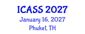 International Conference on Astronomy and Space Sciences (ICASS) January 16, 2027 - Phuket, Thailand International Conference on Astronomy and Space Sciences (ICASS) January 16, 2027 - Phuket, Thailand
