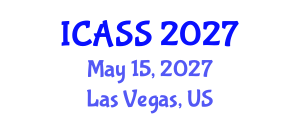 International Conference on Astronomy and Space Sciences (ICASS) May 15, 2027 - Las Vegas, United States International Conference on Astronomy and Space Sciences (ICASS) May 15, 2027 - Las Vegas, United States