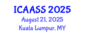 International Conference on Astronomy, Astrophysics and Space Science (ICAASS) August 21, 2025 - Kuala Lumpur, Malaysia International Conference on Astronomy, Astrophysics and Space Science (ICAASS) August 21, 2025 - Kuala Lumpur, Malaysia