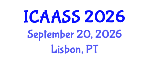 International Conference on Astronomy, Astrophysics, Space Science (ICAASS) September 20, 2026 - Lisbon, Portugal