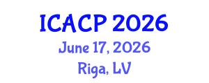 International Conference on Atmospheric Chemistry and Physics (ICACP) June 17, 2026 - Riga, Latvia