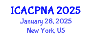 International Conference on Atmospheric Chemistry, Physics, Nucleation and Aerosols (ICACPNA) January 28, 2025 - New York, United States
