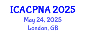 International Conference on Atmospheric Chemistry, Physics, Nucleation and Aerosols (ICACPNA) May 24, 2025 - London, United Kingdom