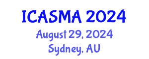 International Conference on Atmospheric Science and Meteorological Applications (ICASMA) August 29, 2024 - Sydney, Australia
